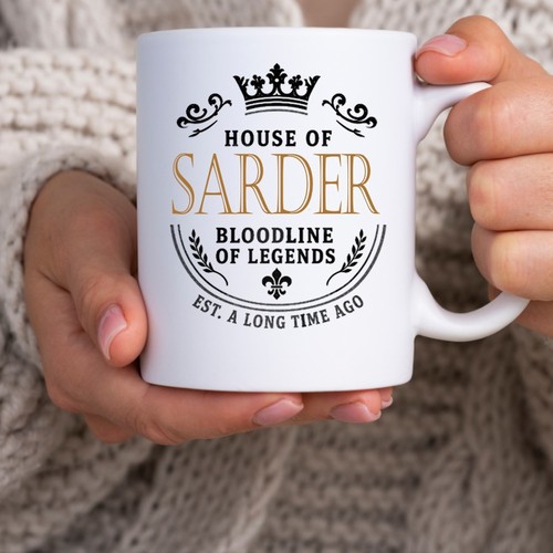Sarder familientasse name - sarder,