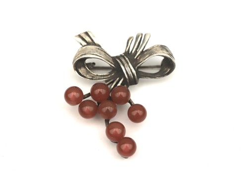 Brosche aus silber 835 mit - aus,